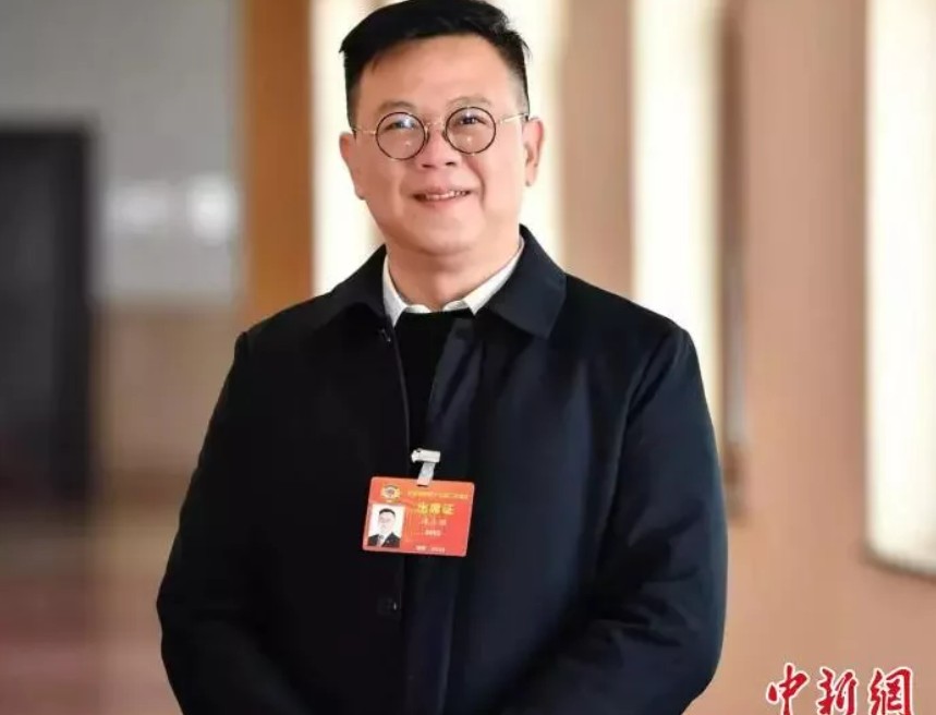 連上銘出任湖南政委還接受中共資助介入台灣選舉遭檢方通緝，陸委會宣布已註銷其台灣人民身份。 圖：翻攝中新網(資料照片)