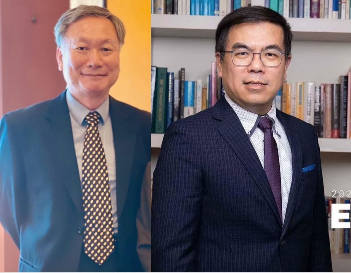 彭啟明除天氣風險公司外還主持Yahoo TV網路節目《彭博士觀風向》。不過接任環境部長後網路節目就暫時停歇，但今(24)日前氣象局長鄭明典透露，彭啓明希望由他接手節目不中斷。 圖：翻攝自鄭明典、彭啟明臉書