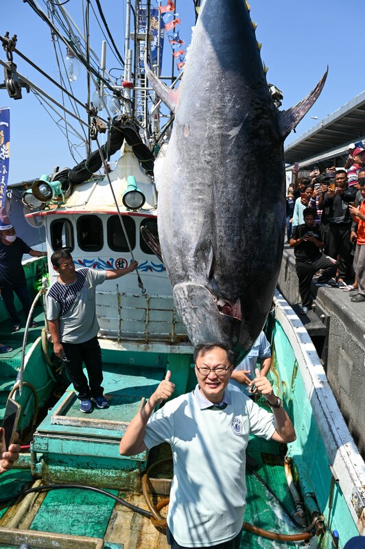 黑鮪魚是屏東一大重點產業，徐富癸已爭取中央支持興建冷鏈中心。 圖：徐富癸辦公室提供