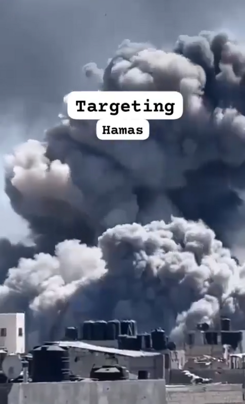 以軍近期對賈巴利亞發動猛烈攻擊，將哈瑪斯地道和建築盡數摧毀。 圖：翻攝自以色列戰爭 X（前推特）帳號