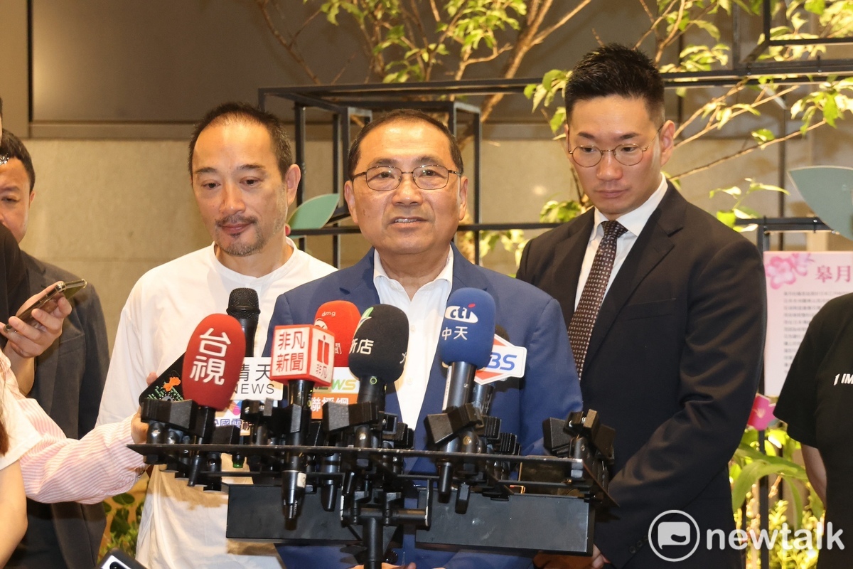 侯友宜表示，會繼續帶領市府團隊做出讓市民有感的成績。 圖：林昀真/攝