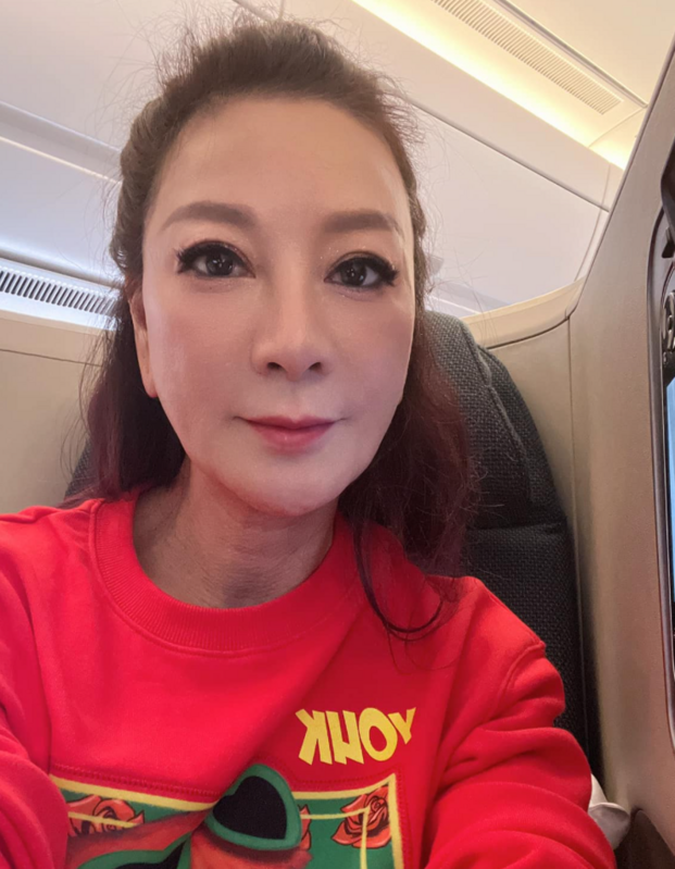 楊繡惠霸氣挺台，高喊「我是台灣人」。 圖：翻攝自楊繡惠FB
