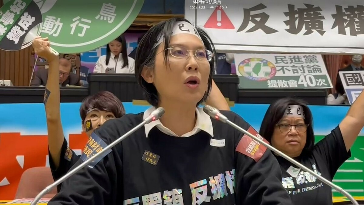 民進黨立委林岱樺批評破壞五權憲法就是國民黨自己。 圖：立法委員林岱樺辦公室提供