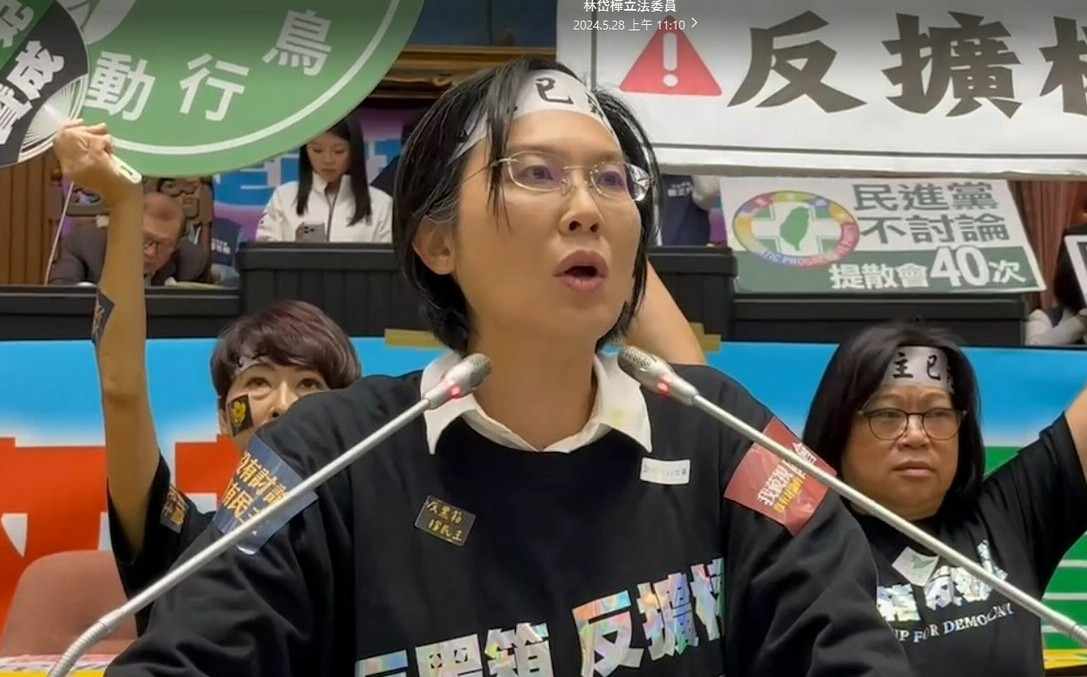 斥藍白國會改革毀憲擴權 林岱樺：破壞五權憲法就是國民黨