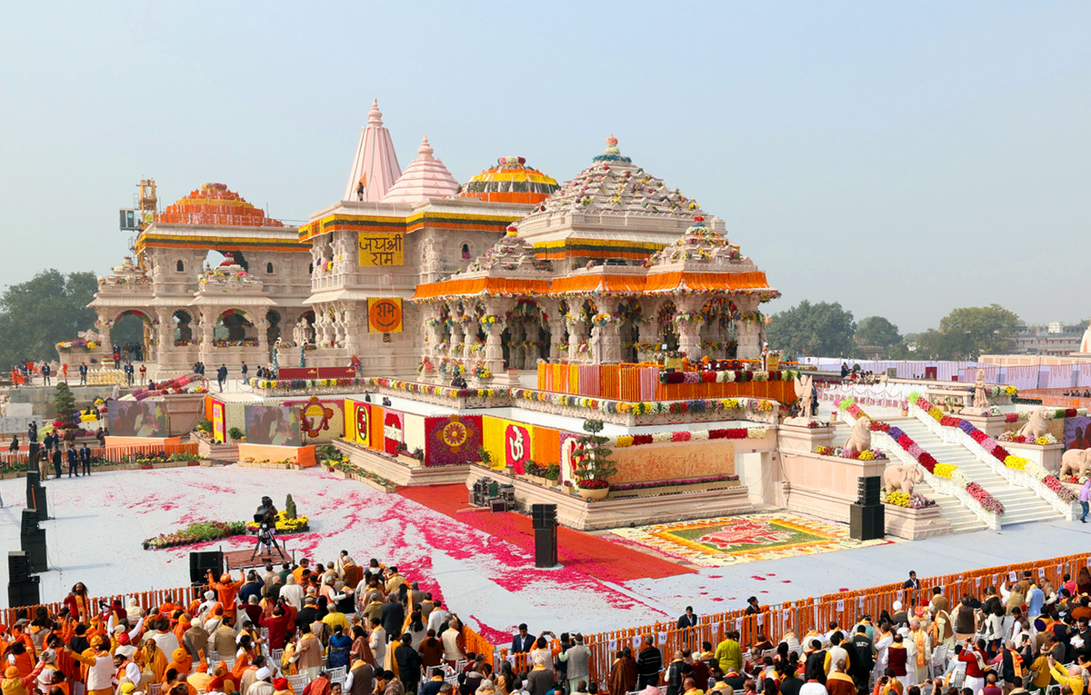 印度阿約提亞（Ayodhya）羅摩神廟（Ram Mandir） 圖 : 翻攝自 維基百科
