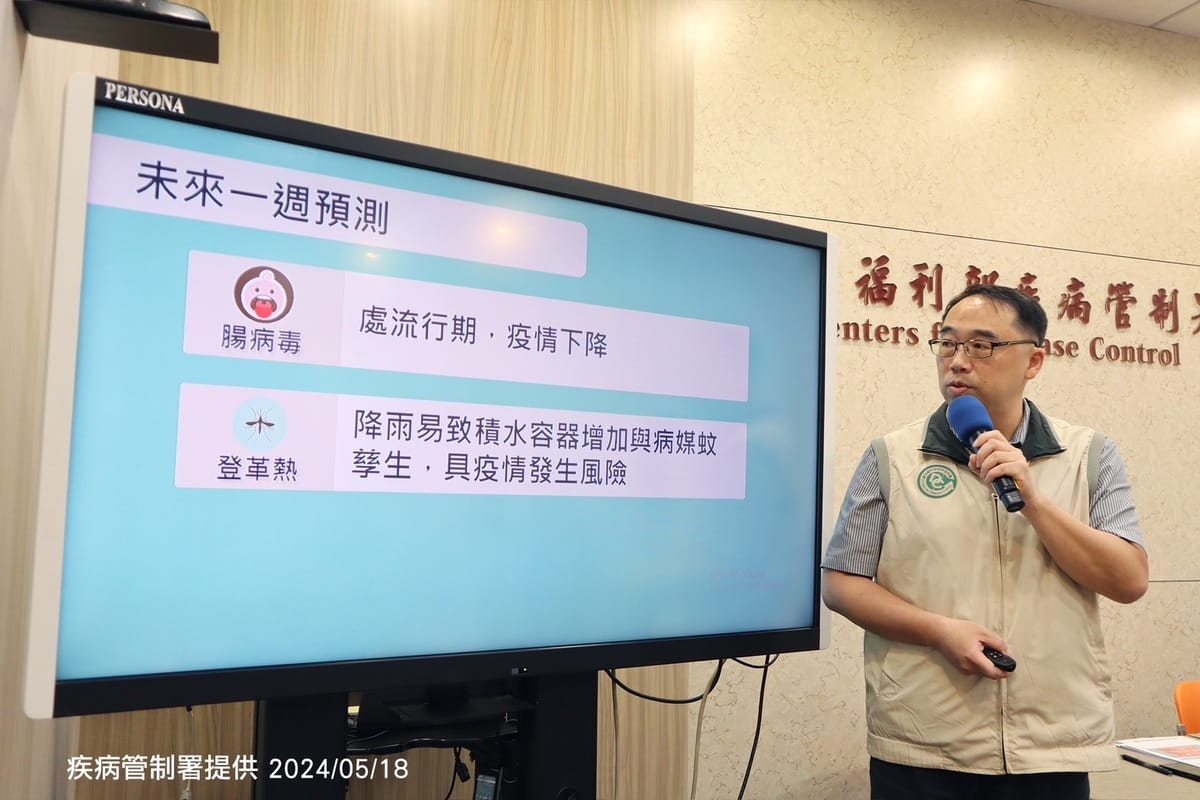 本土登革熱已連續3週沒有個案，但是台南市、高雄市以及屏東縣三縣市的病媒蚊指數卻出現「較正常為高」的警訊。 圖：疾管署 / 提供