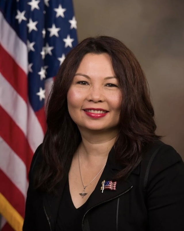 美國參議員達克沃絲Tammy Duckworth。 圖：翻攝AIT臉書