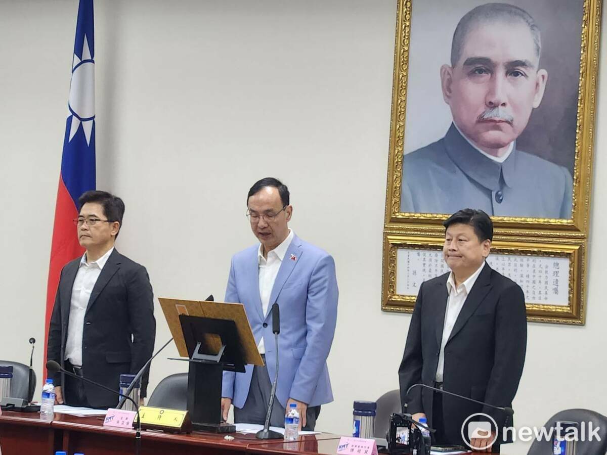 國民黨主席朱立倫。 圖：黃建豪/攝
