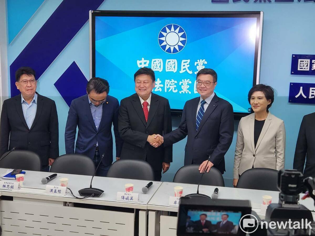 行政院長卓榮泰、副院長鄭麗君等人昨拜會國民黨團。 圖：黃建豪/攝（資料照）