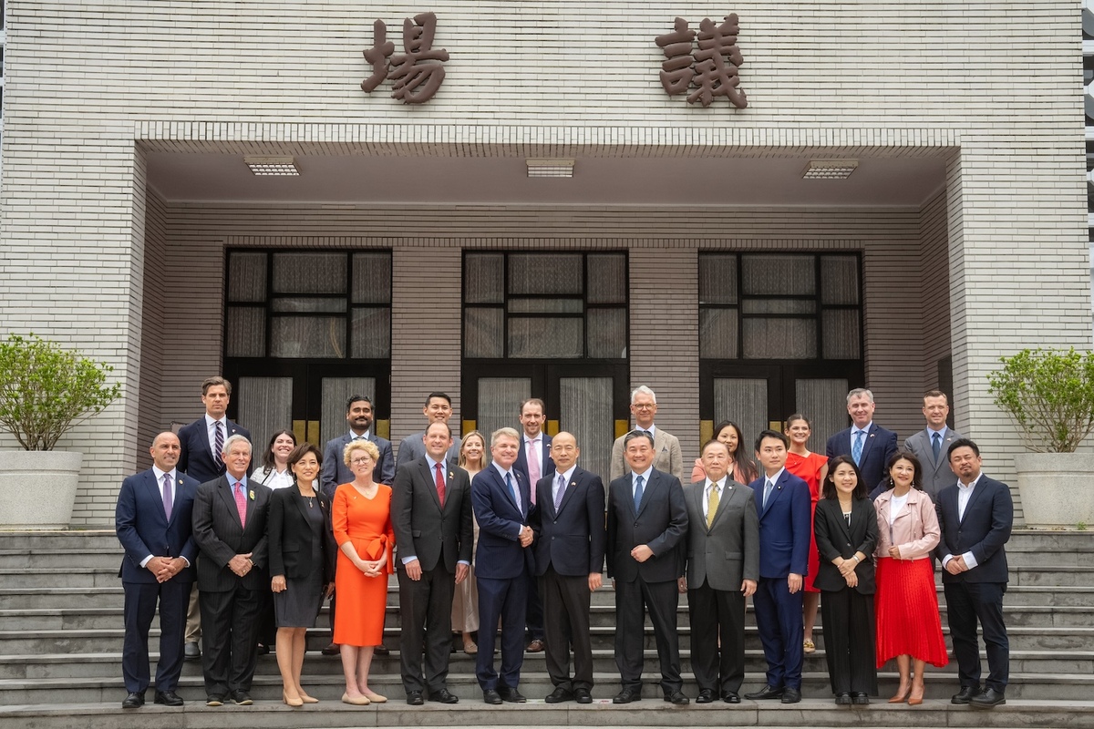 立法院長韓國瑜29日接見及款宴美國眾議院外交委員會主席麥考爾 圖：立法院提供