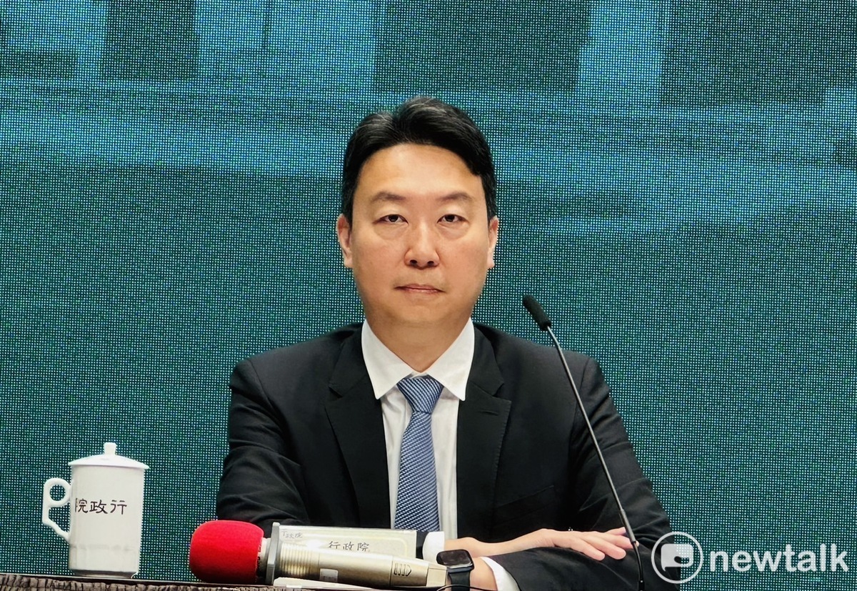 行政院發言人陳世凱。 圖：謝莉慧/攝