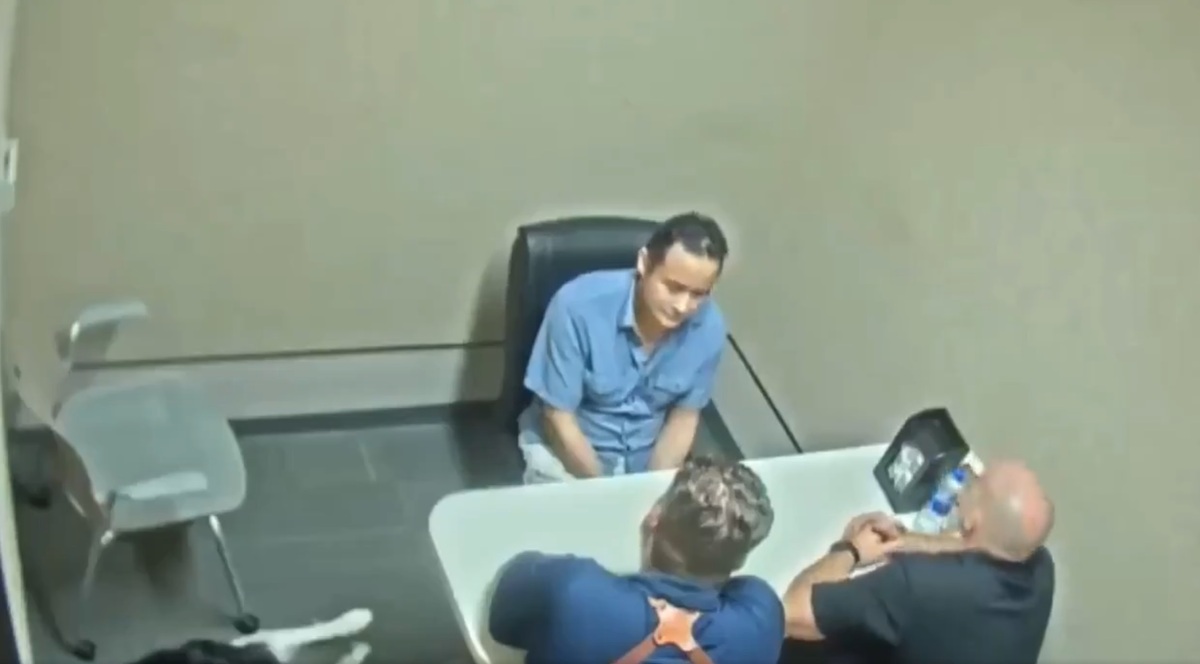 一名男子在接受美國加州警方審訊時，竟遭受了長達 17 小時的心理折磨。 圖：翻攝自笋初 X（前推特）帳號