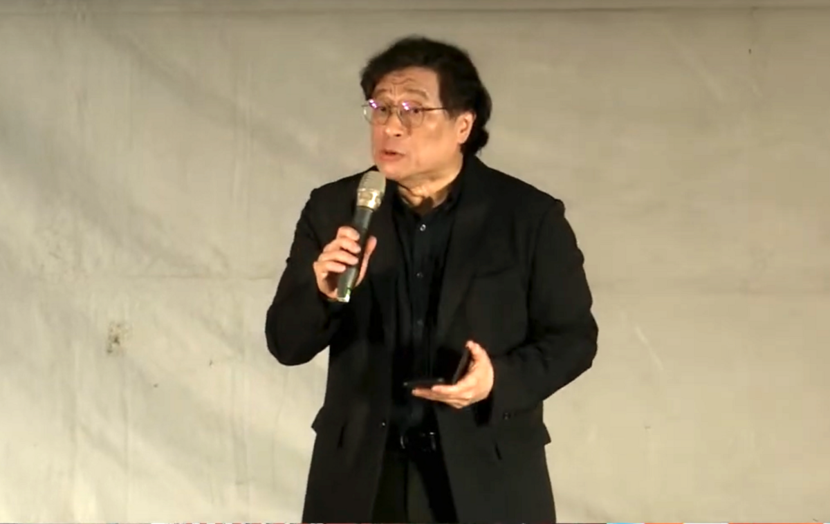 中央研究院台灣史研究所副研究員吳叡人 圖：翻攝自經民連直播
