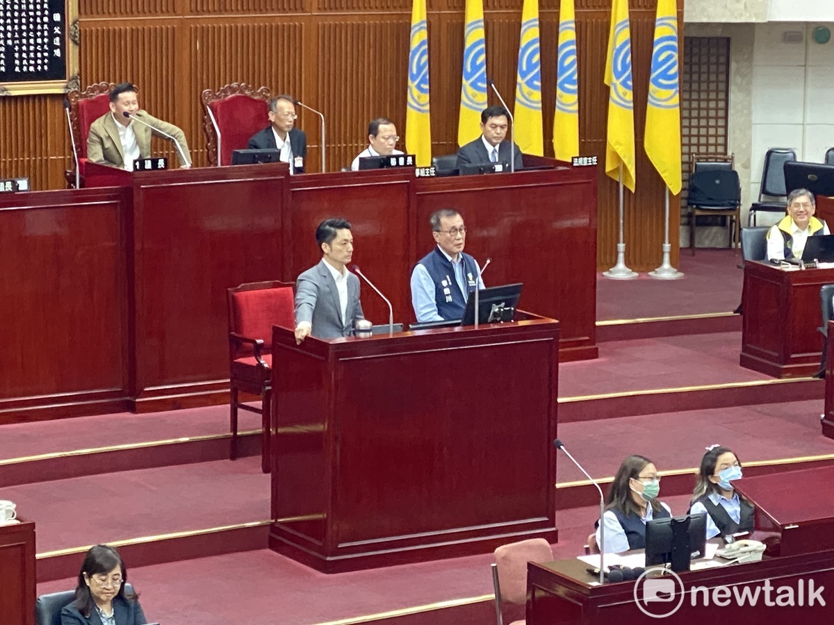 台北市長蔣萬安（左）、北市副市長李四川（右）。 圖：周煊惠 / 攝