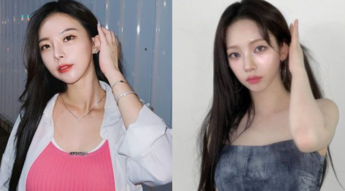 奎丁（左）近期被部分網友發現撞臉南韓女團aespa的隊長Karina。 圖：翻攝自奎丁、Karina IG