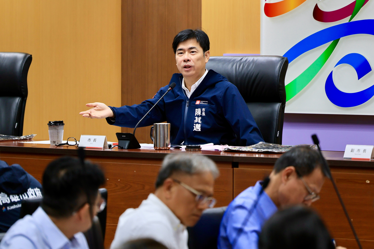 陳其邁表明將爭取輝達研發總部落腳高軟。 圖：高雄市政府/提供