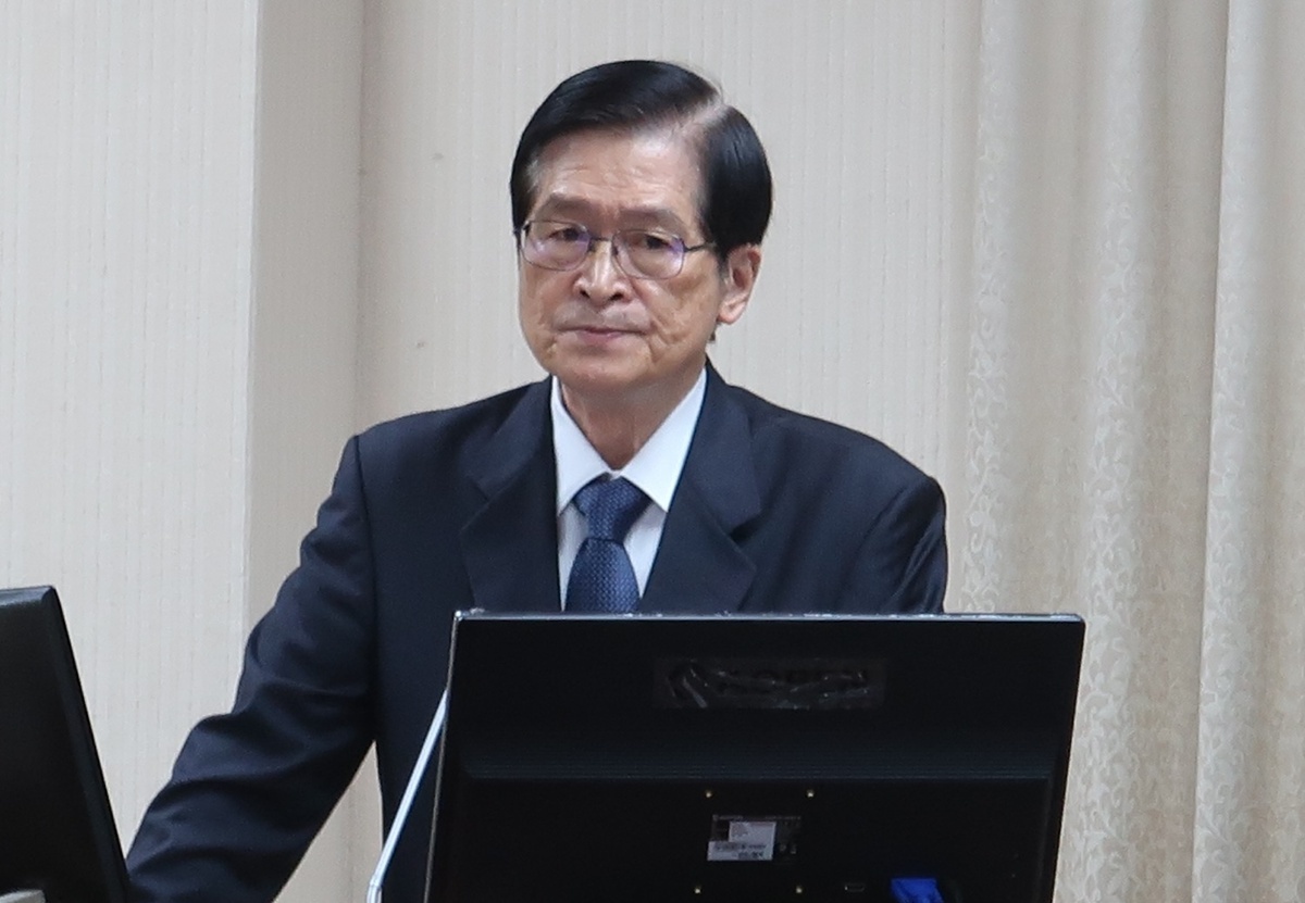 退輔會主委嚴德發 圖：林朝億/攝