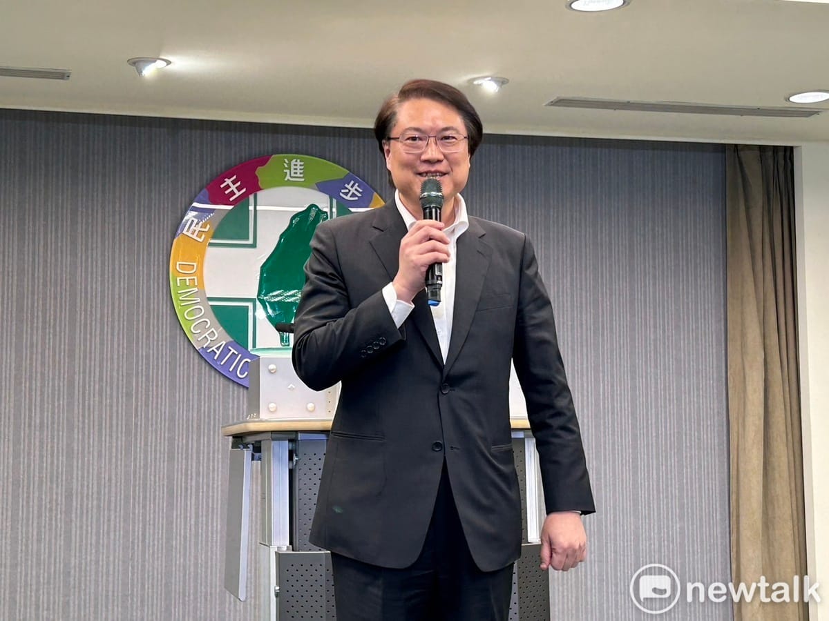民進黨秘書長林右昌。 圖：黃宣尹攝