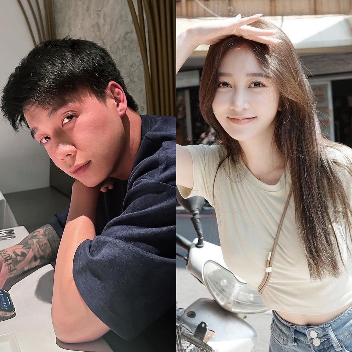 篠崎泫透露收到一封45頁的手寫信，讓她花了2小時才讀完。外界也猜測這封信是Toyz寄來的，引起熱烈討論。 圖：翻攝自Toyz、篠崎泫IG
