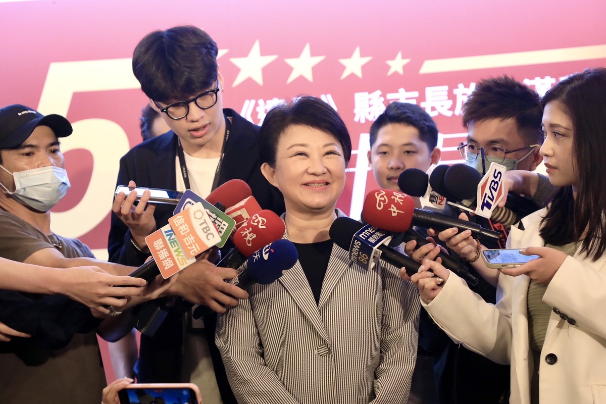 台中市長盧秀燕出席遠見五星縣市長贈獎典禮。 圖：台中市政府/提供