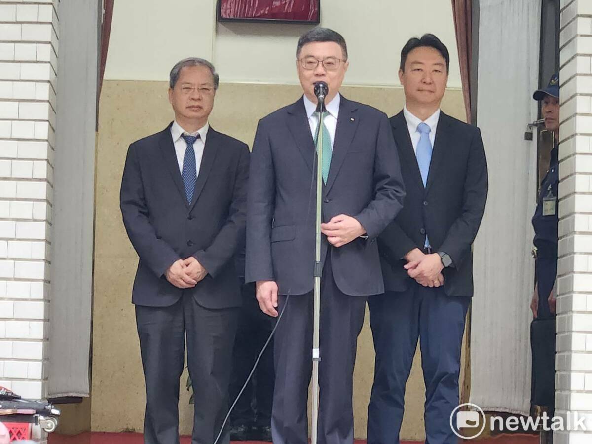 行政院長卓榮泰說明國人遭中國公安調查一事。 圖：黃建豪/攝