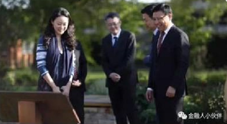 傅曉田（左）與中國官商多有往來。 圖：翻攝自 X（前推特）