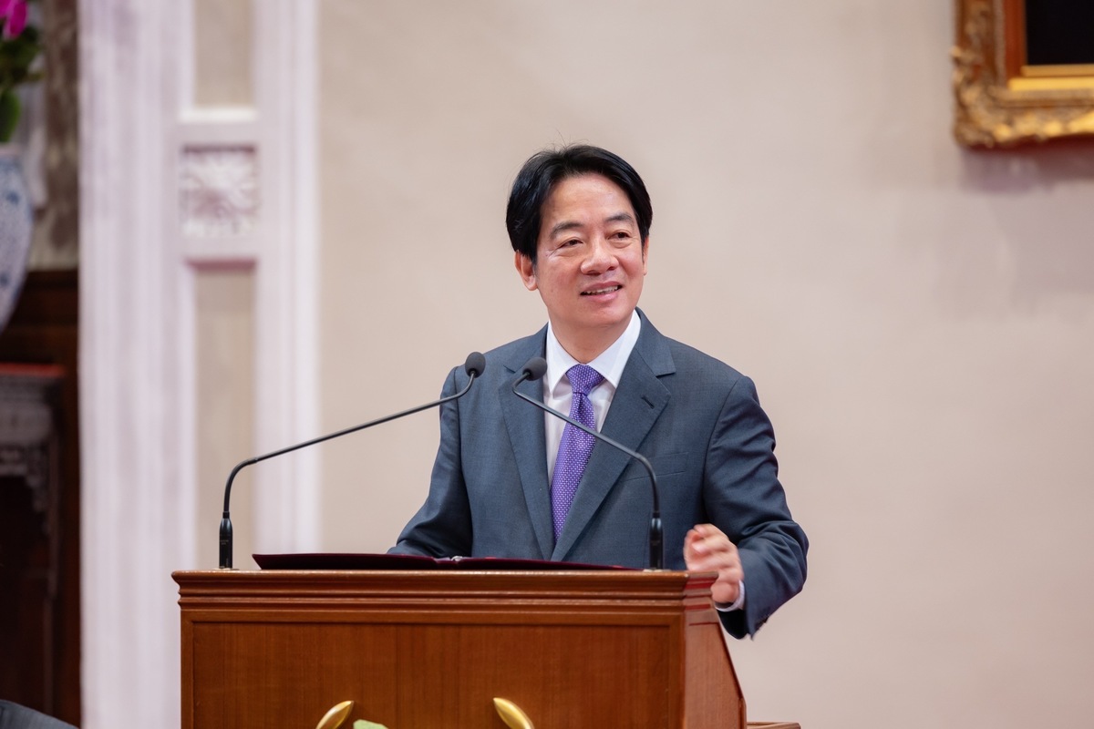 總統賴清德為畢業生獻上祝福。 圖：總統府提供