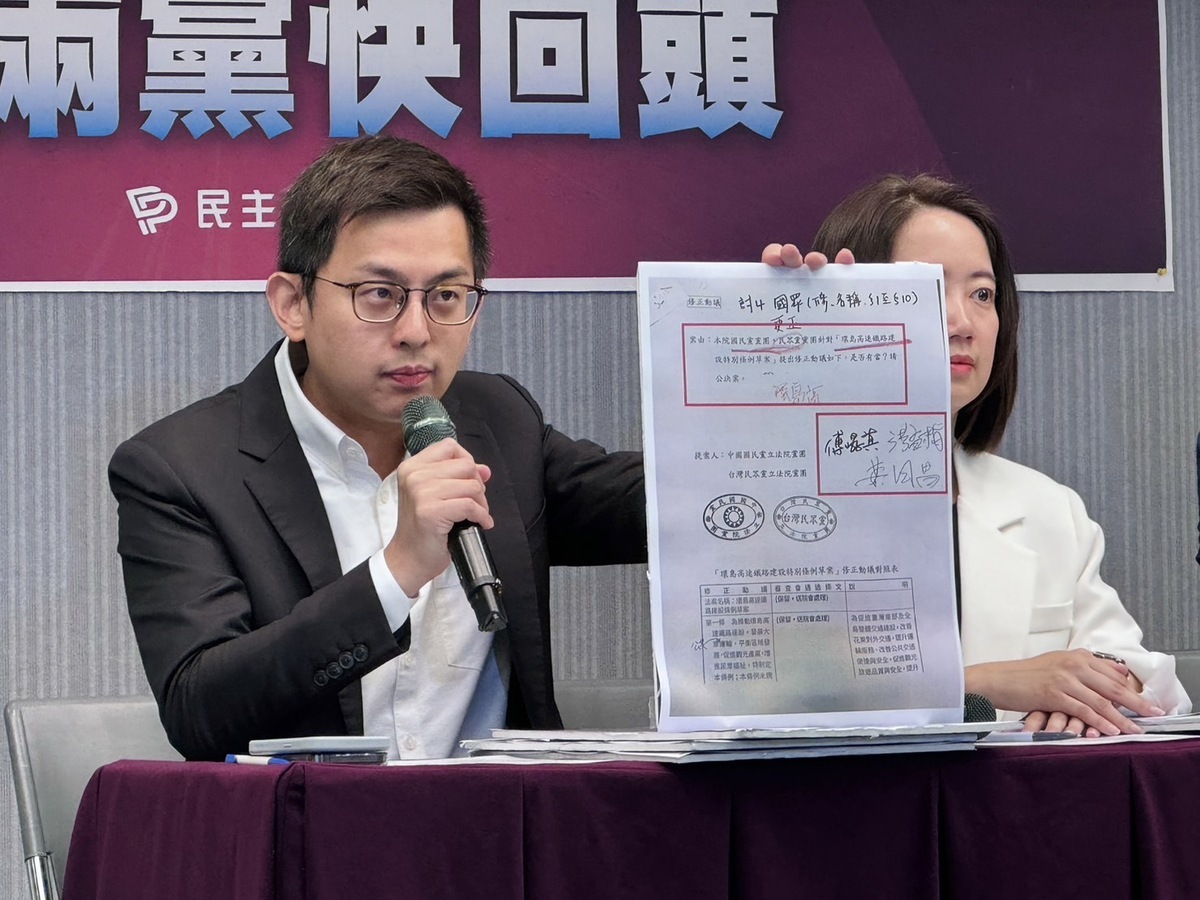 民進黨發言人卓冠廷。 圖：民進黨提供