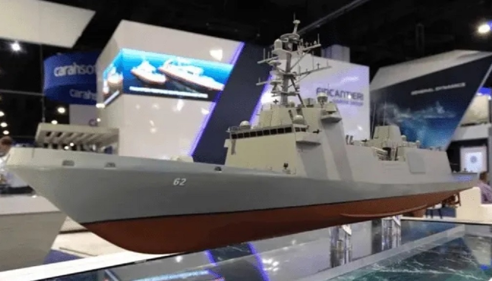 美國星座級護衛艦模型圖。 圖 : 翻攝自國平視野