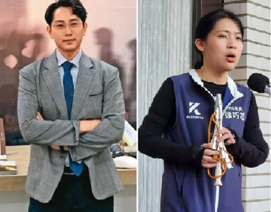 杜秉澄（左圖）在庭上爆料，國民黨立委徐巧芯涉及潛艦聲紋、收受回饋與內線交易等3案，並直言他手上握有事證。 圖：新頭殼資料照、合成