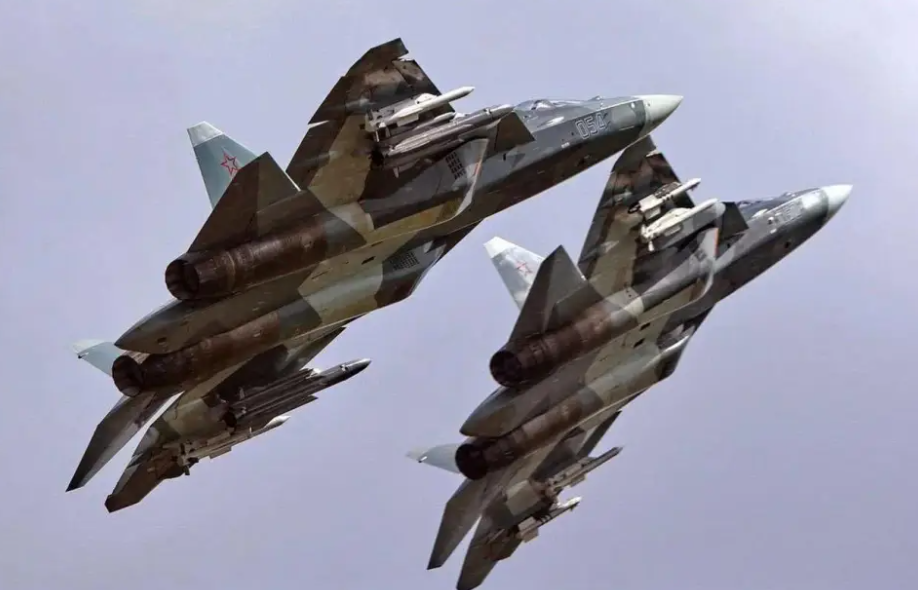 俄羅斯 Su-57 戰鬥機服役數量約 20 架左右。 圖：翻攝自河東三叔