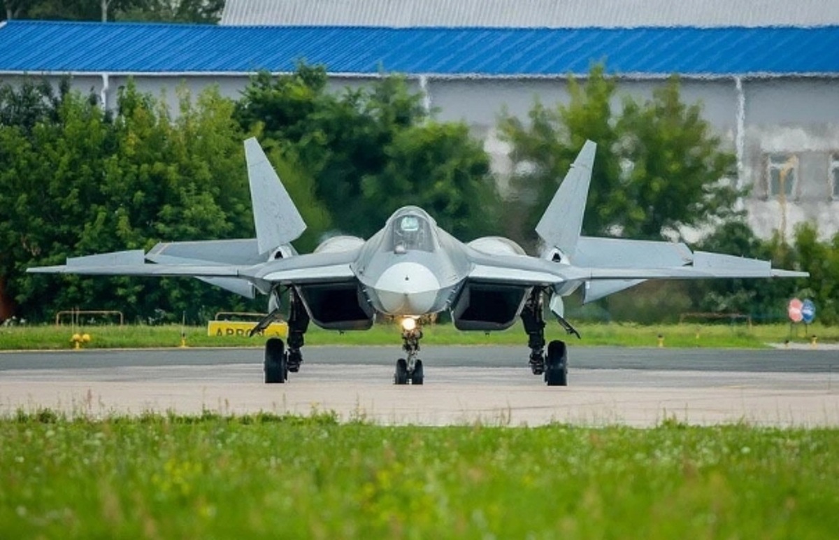 俄軍的最先進第五代隱形戰機Su-57。 圖 : 翻攝自河東三叔