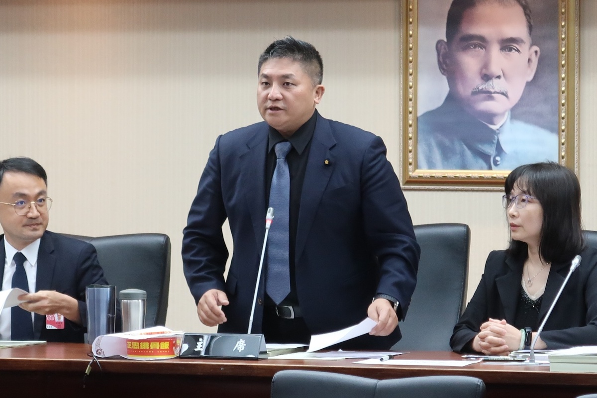 立法院程序委員會國民黨籍召委吳宗憲 圖：林朝億/攝