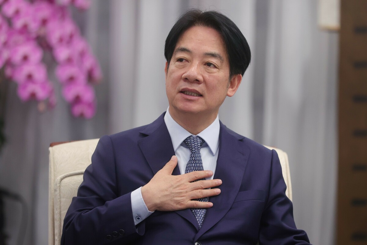 賴清德接受《時代雜誌》專訪時向習近平釋出善意，希望習近平能與他一起維護區域和平。 圖：總統府提供