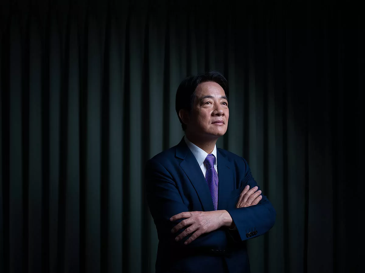 賴清德總統接受《時代雜誌》專訪。 圖取自時代雜誌官網。