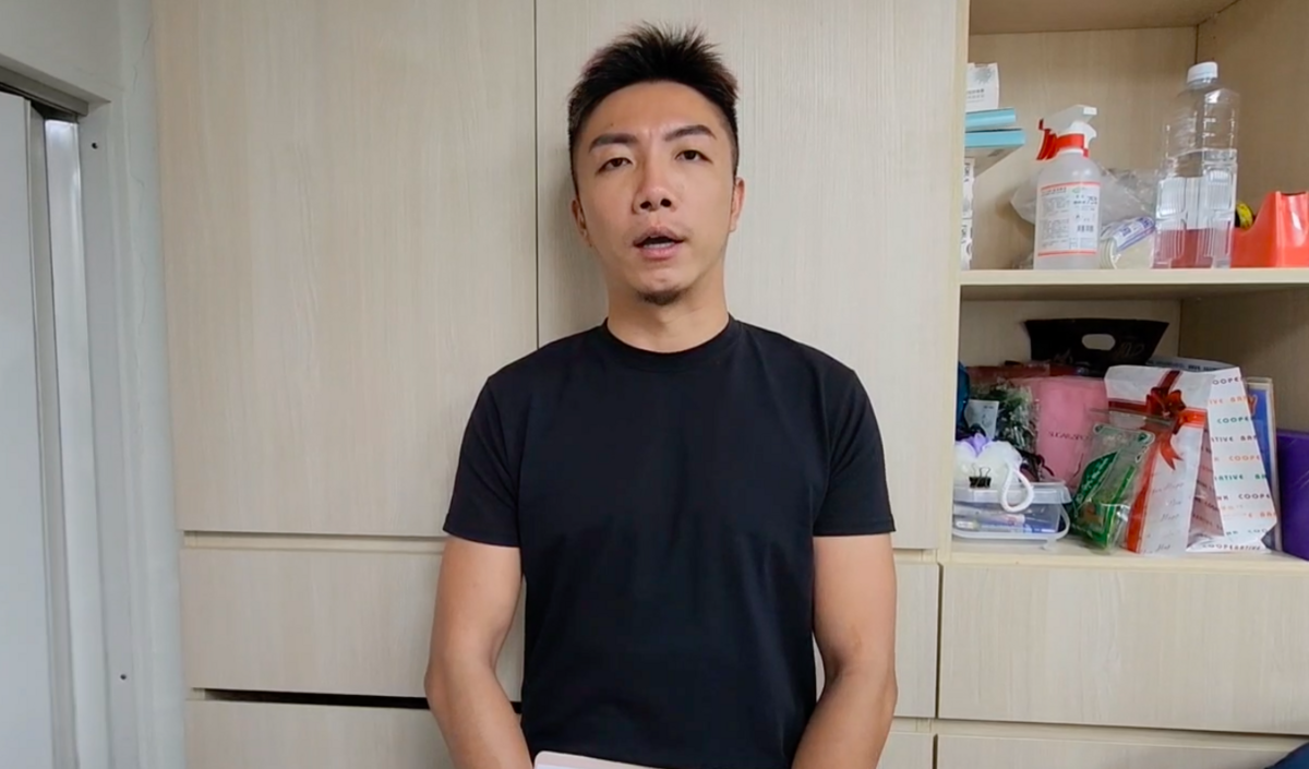 台北市文山區華興里長陳峙穎再批北市府「避重就輕」，市政牛步是事實。 圖：翻攝自陳峙穎提供影片