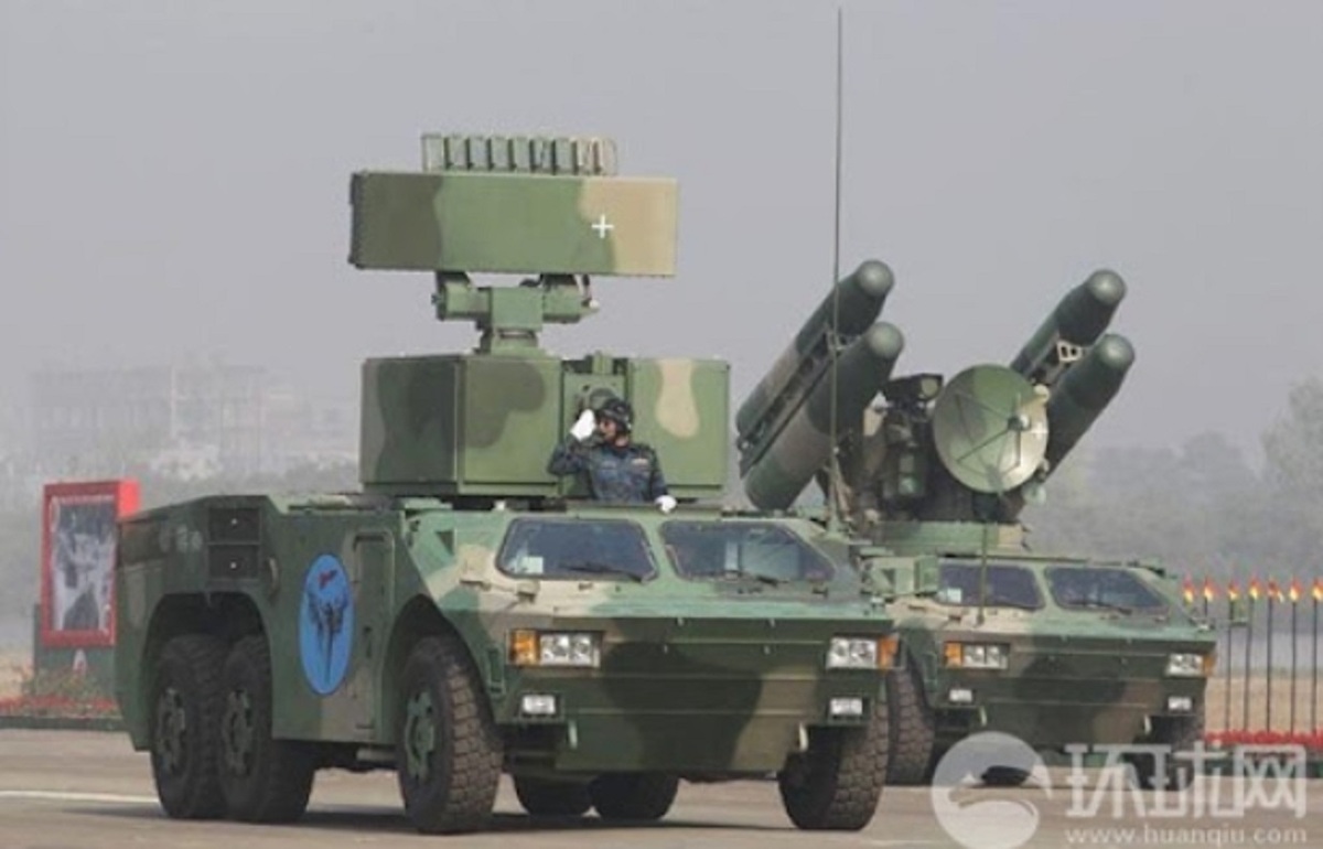 解放軍的FM-90防空系統。 圖 : 翻攝自環球網