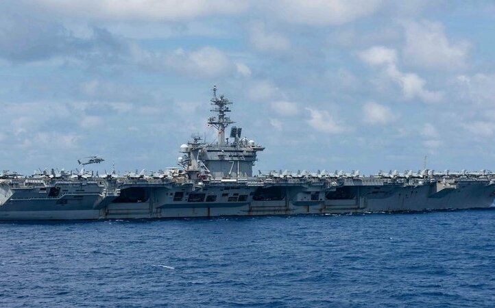 停留58天！中國緊盯「羅斯福號」 宣稱13日經巴士海峽離開南海