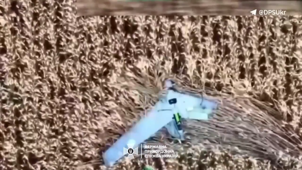 烏克蘭的邊境人員使用 FPV 無人機成功摧毀了一架俄羅斯的 ZALA 偵察無人機。 圖 : 翻攝自影片