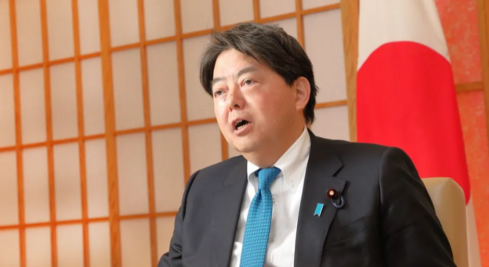 日本內閣官房長官林芳正3日宣布將競選自民黨總裁。 圖 : 翻攝自騰訊網(資料照片)