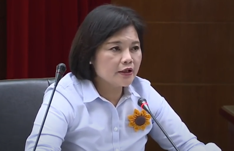 雲林縣長張麗善表示「無畏無懼」，期許將雲林文旦外銷至中國。 圖：翻攝自 Nicole Medigen x