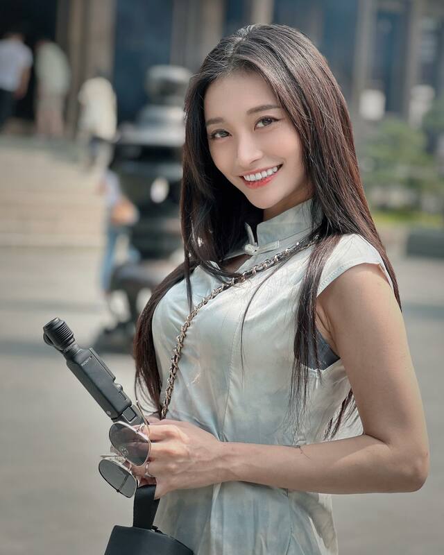 祈錦鈅自上月起就在中國旅行，她經常在臉書上分享旅途中的照片並打卡。 圖：翻攝自祈錦鈅臉書專頁