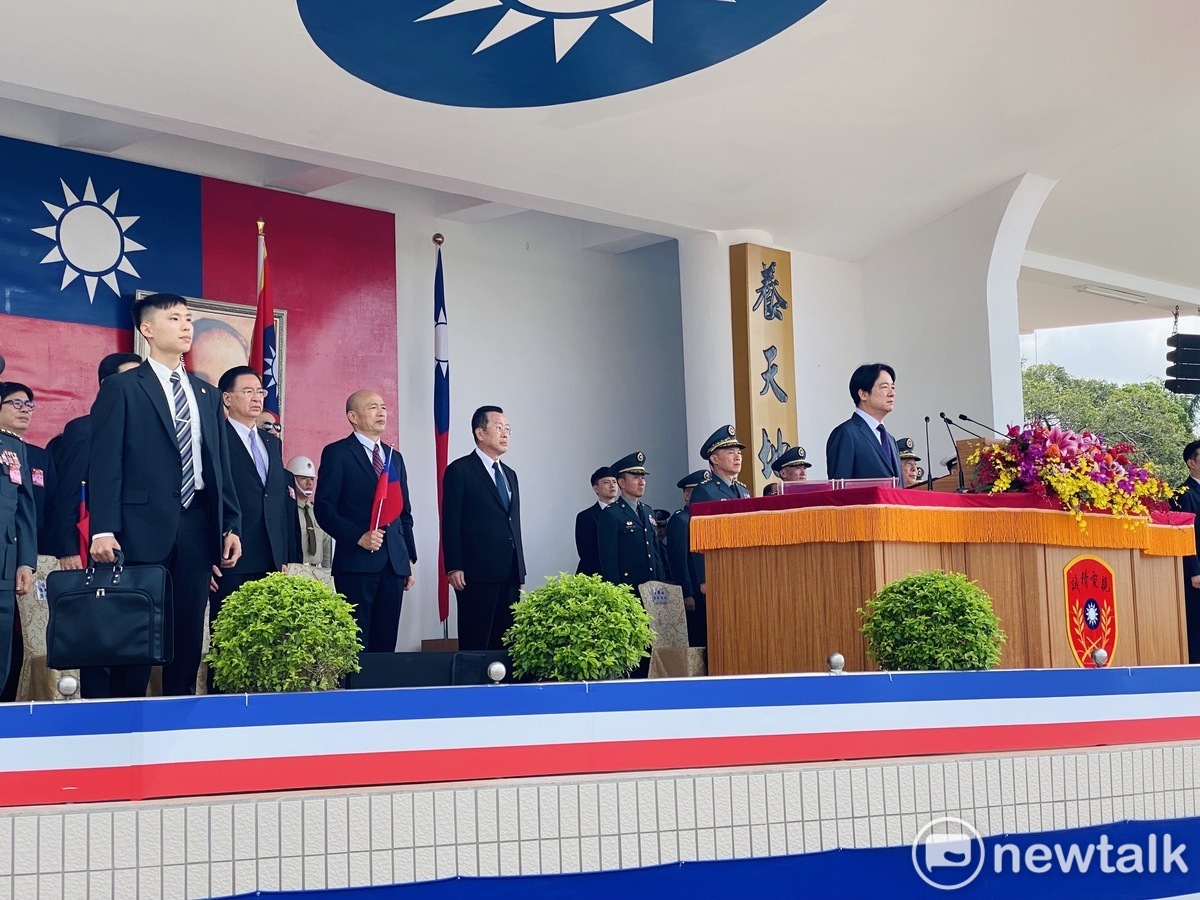 總統賴清德今親臨主持黃埔軍校建校百年校慶典禮。 圖：周煊惠 / 攝