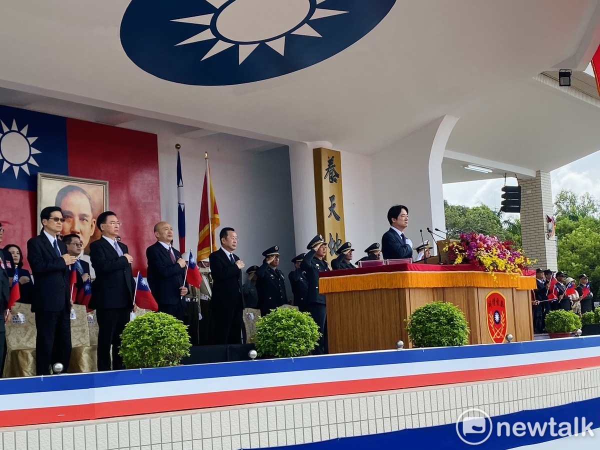總統賴清德今親臨主持黃埔軍校建校百年校慶典禮。 圖：周煊惠 / 攝
