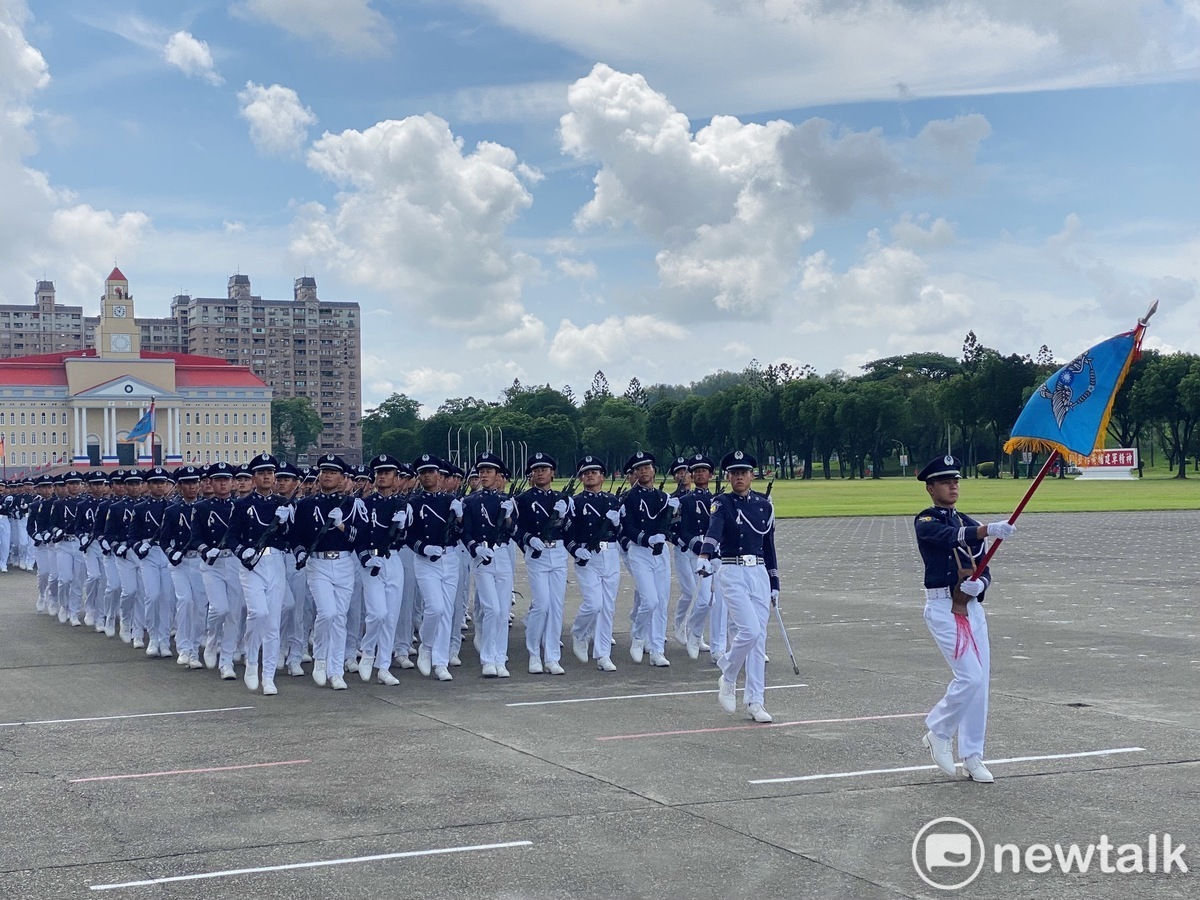 黃埔軍校百年校慶典禮，踢正步恐將成絕響。 圖：周煊惠 / 攝