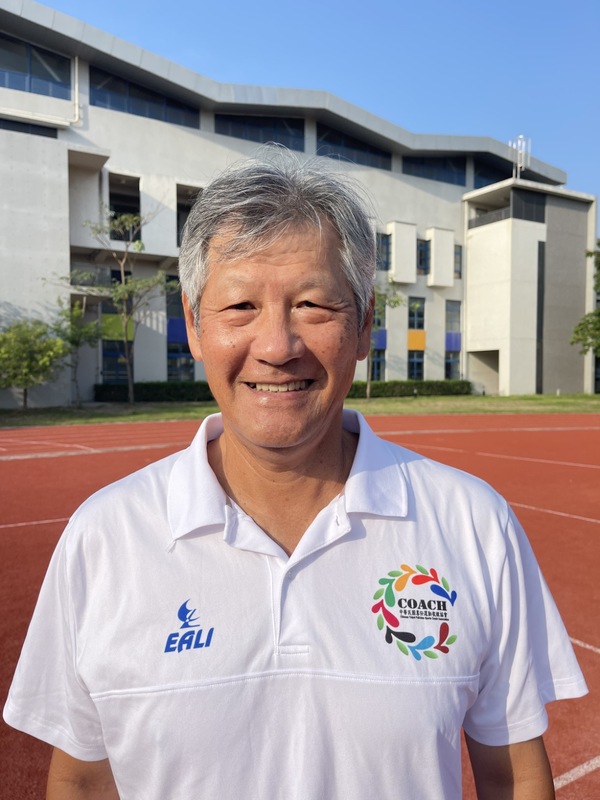 金城國中運動教練林漢森。 圖：台南市政府提供