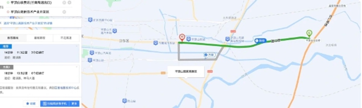 造成8人死亡，違規載人冷凍貨櫃車的行駛路線。 圖 : 翻攝自騰訊網