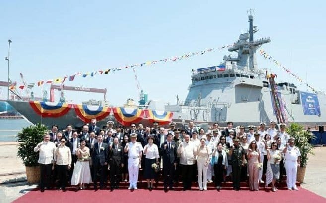菲律賓最新巡防艦「BRP Miguel Malvar」 18日南韓蔚山命名下水