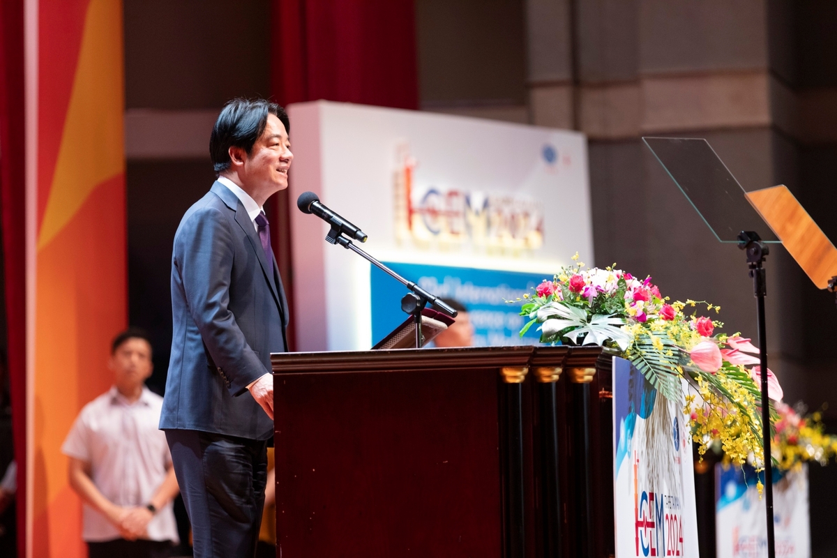 總統賴清德出席第23屆國際急診醫學會議（ICEM 2024）開幕典禮。 圖：總統府提供
