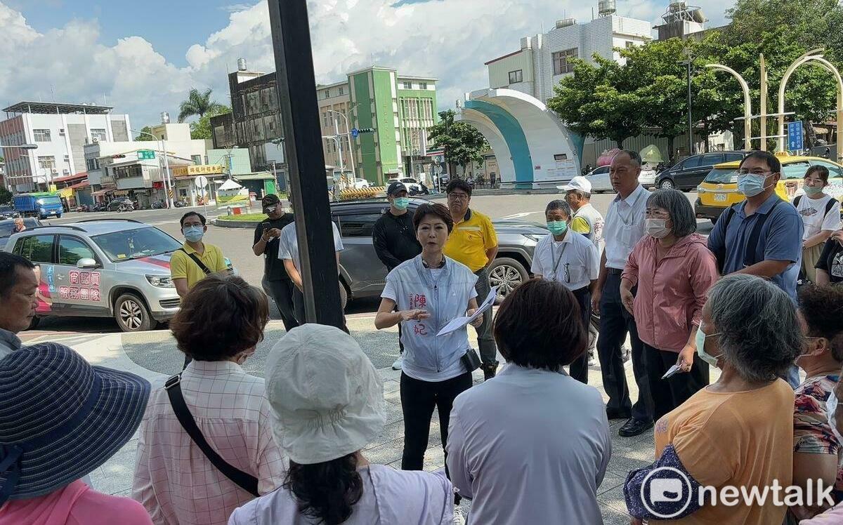 陳亭妃會勘促續認養後壁火車站停車場 規畫大凍山救難步道